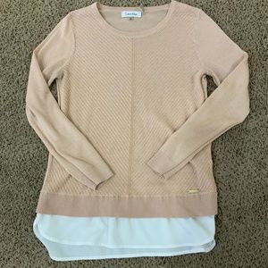 Calvin Klein pink sweater